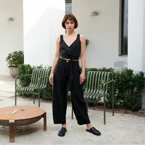 Linenfox Frankie Heavy Trousers S/M in Black